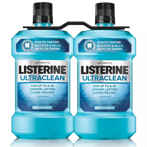 Listerine Ultraclean Arctic Mint Antiseptic Mouthwash 